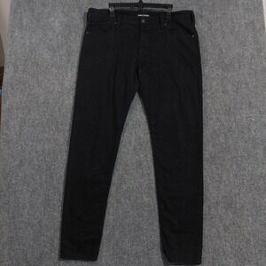 Mavi James Slim Leg‎ Jeans Men's Size 38x34 Black Stretch Denim Cotton Blend